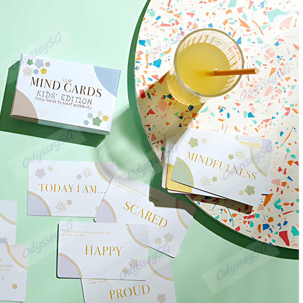 Mind Cards for Kids – Daily Positivity & Mindfulness – 30-Card Set for Emotional Wellbeing