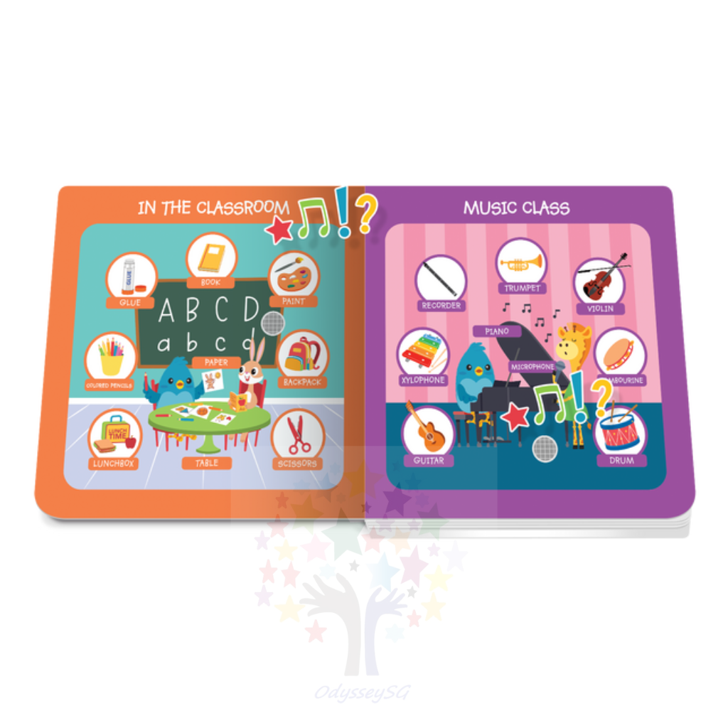 DITTY BIRD - 100 PLACES -INTERACTIVE SOUND BOOK - BOARD BOOK -Vocabulary - Award Winning Series - Fine Motor Skills