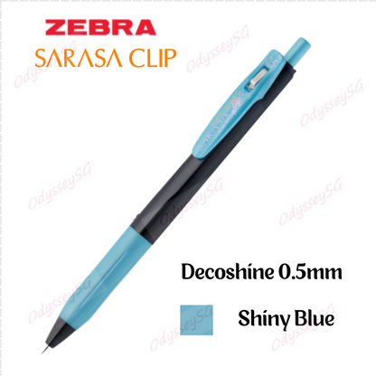 Zebra Sarasa Clip Pen Decoshine 0.5mm - 10 Metallic colors [ 100% Authentic] - Glitter Pens