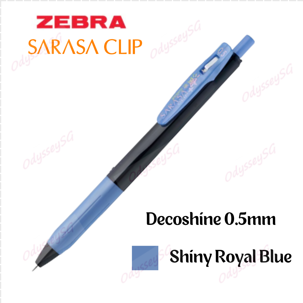 Zebra Sarasa Clip Pen Decoshine 0.5mm - 10 Metallic colors [ 100% Authentic] - Glitter Pens