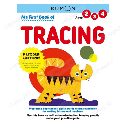 Kumon - My First Book of Tracing - Age 2-4 - Children Preschool Activity Book