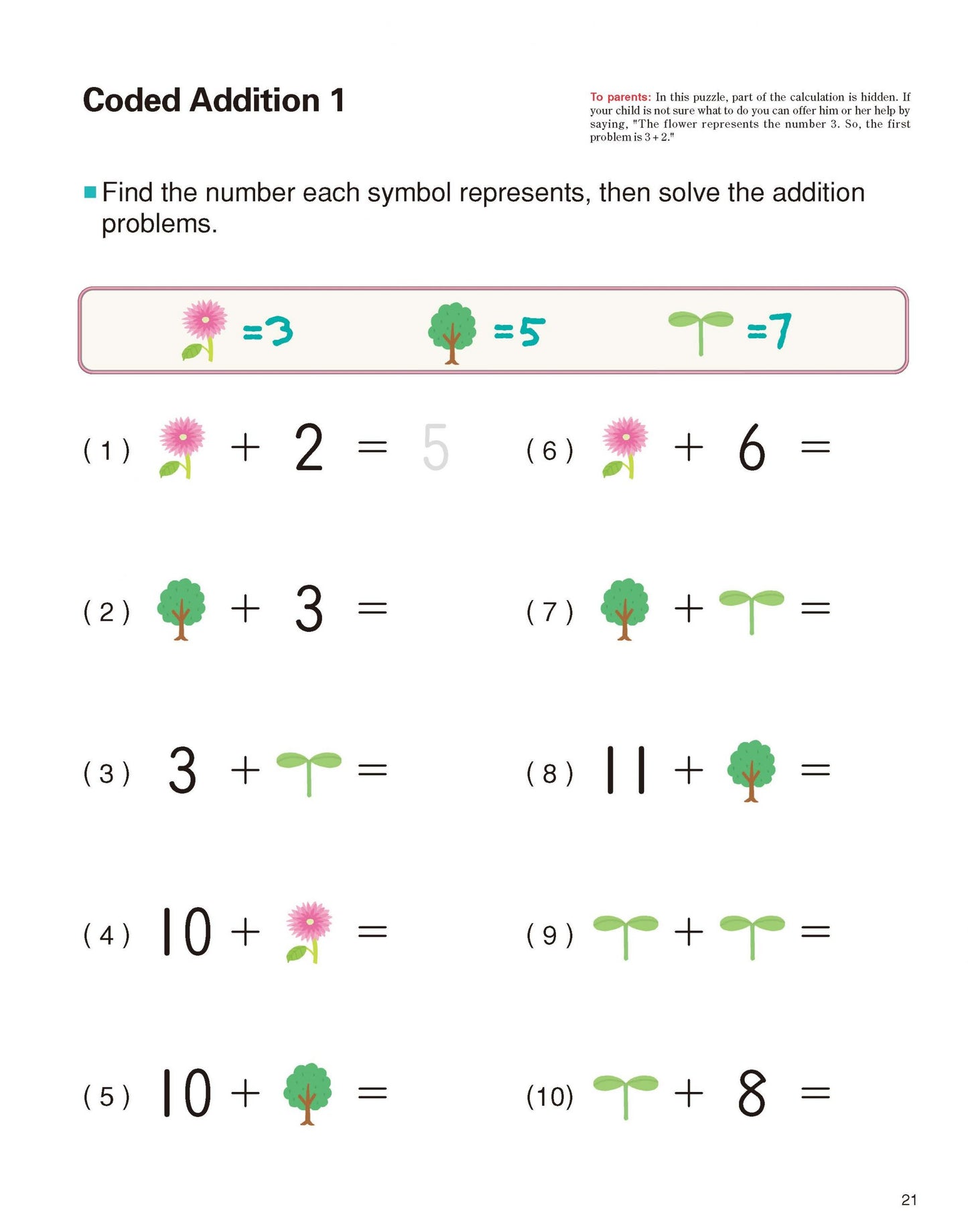 Kumon - Math Games - Practice Addition and Subtraction with Puzzles - Age 5-7