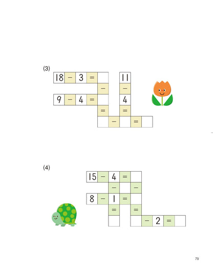 Kumon - Math Games - Practice Addition and Subtraction with Puzzles - Age 5-7