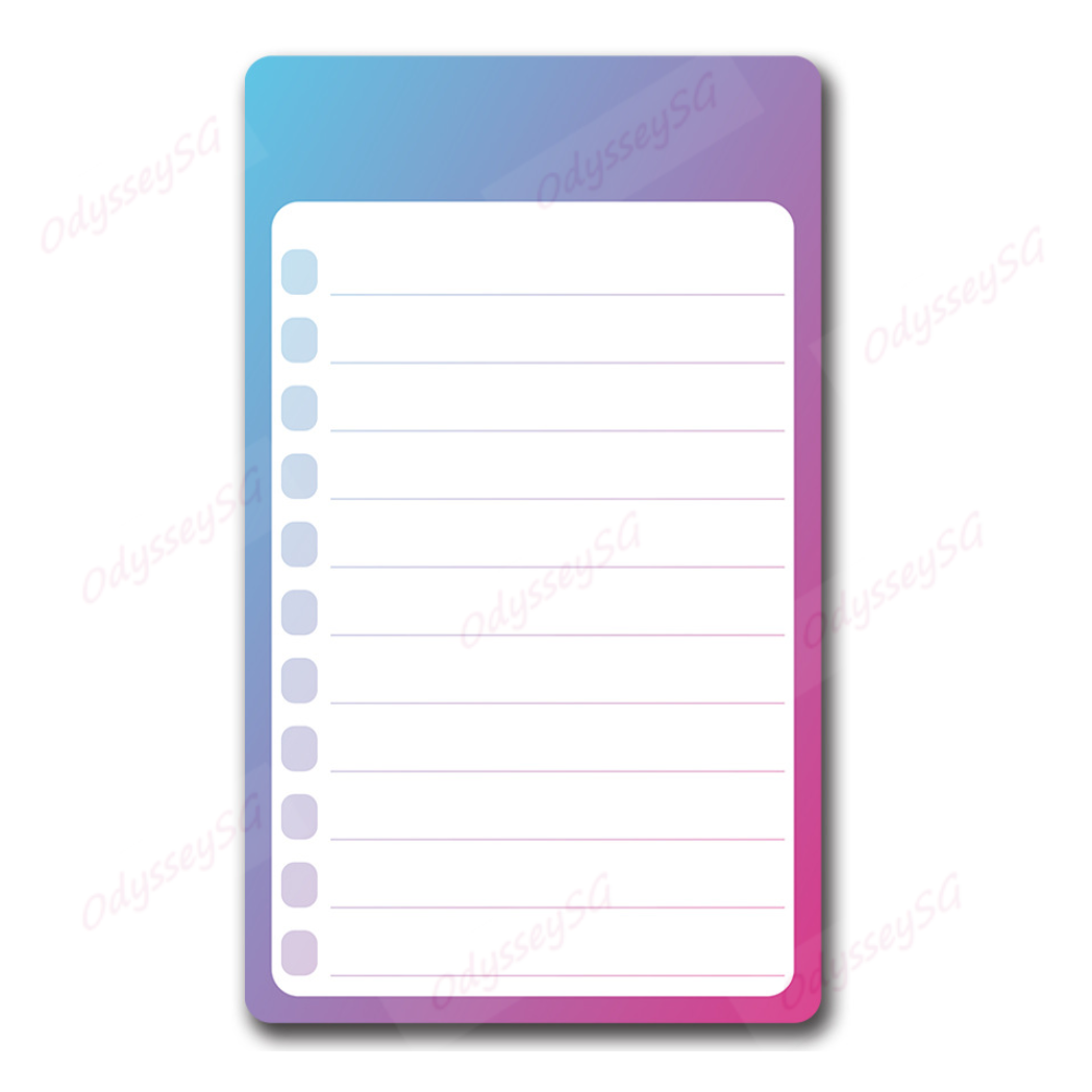 Magnetic Memo Whiteboard 12.7 x 21.3 cm with 3 Dry Erase Markers – Fridge Message Board for Notes, Reminders & To-Do List