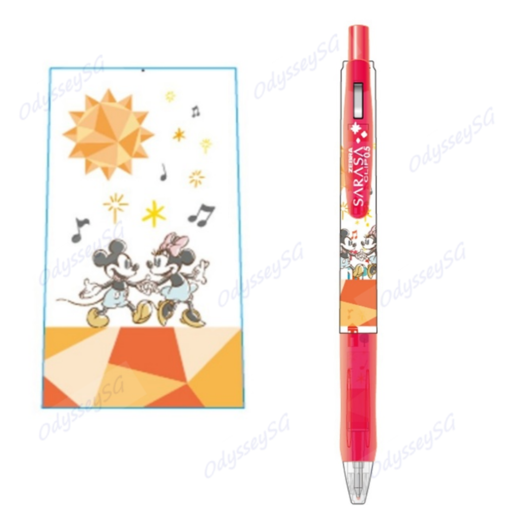 Zebra LIMITED EDITION Sarasa Clip Disney Fantasy Pens 0.5mm