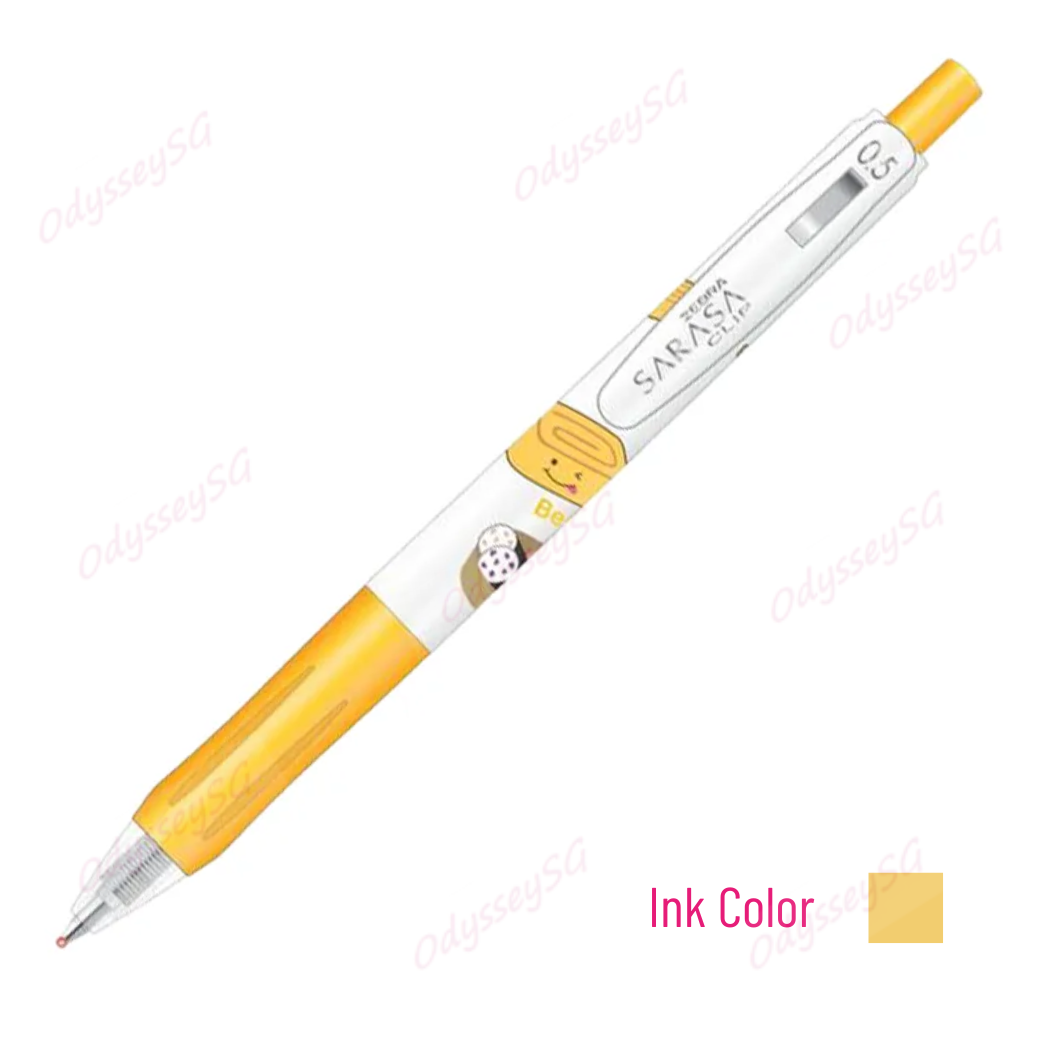 Zebra Sarasa Clip Bento Edition Gel Pens - LIMITED EDITION - 5 PC PACK - 2 DESIGNS AVAILABLE