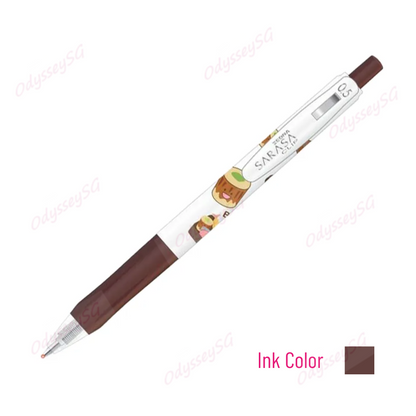 Zebra Sarasa Clip Bento Edition Gel Pens - LIMITED EDITION - 5 PC PACK - 2 DESIGNS AVAILABLE