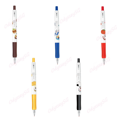 Zebra Sarasa Clip Bento Edition Gel Pens - LIMITED EDITION - 5 PC PACK - 2 DESIGNS AVAILABLE