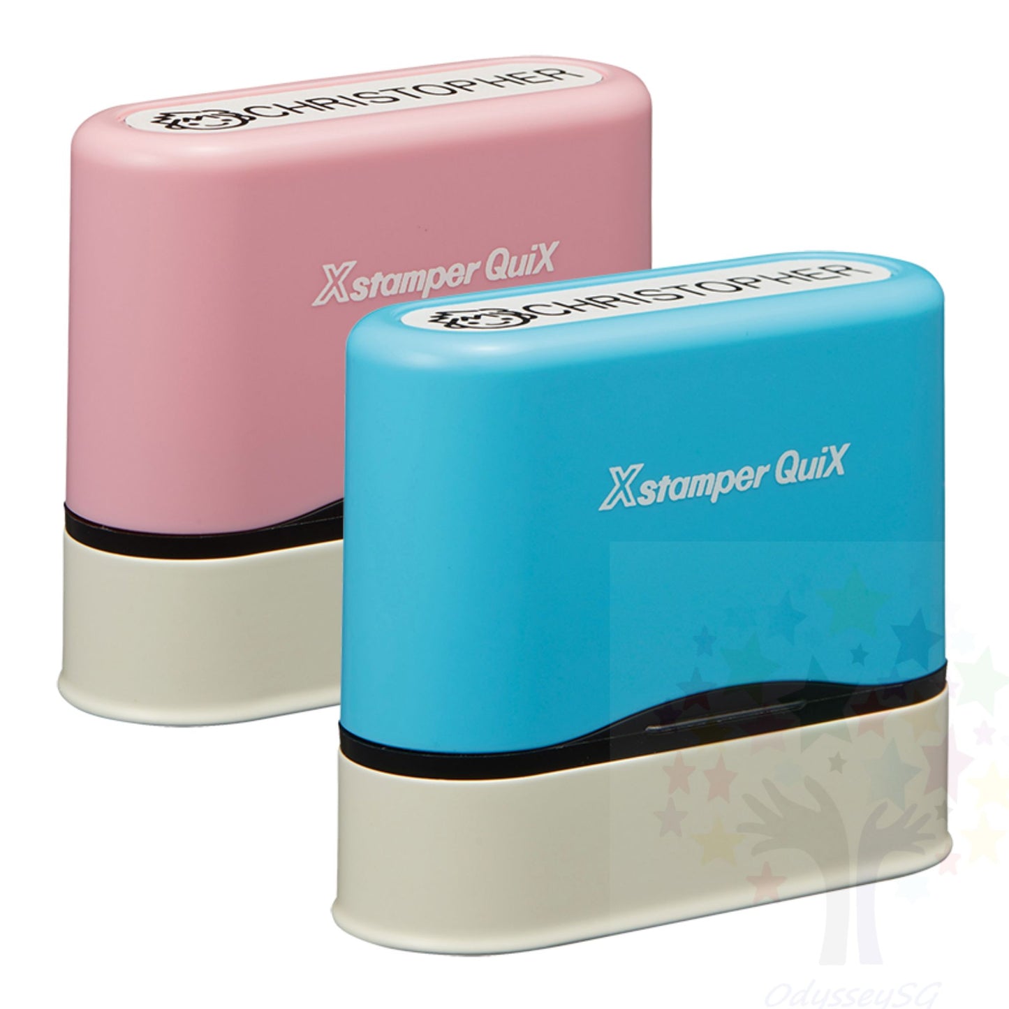 Rectangle Name Stamp - Suitable for Fabric, Wood, Metal, Plastic and Paper