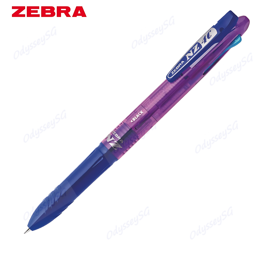 Zebra NZ4C Multi-Color Ballpoint Pen – 4 Ink Colors in One