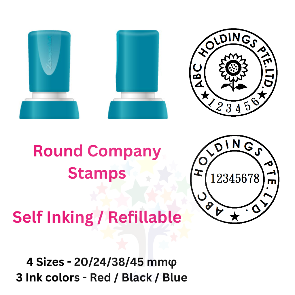 Artline Xstamper Quix - Company logo round stamps