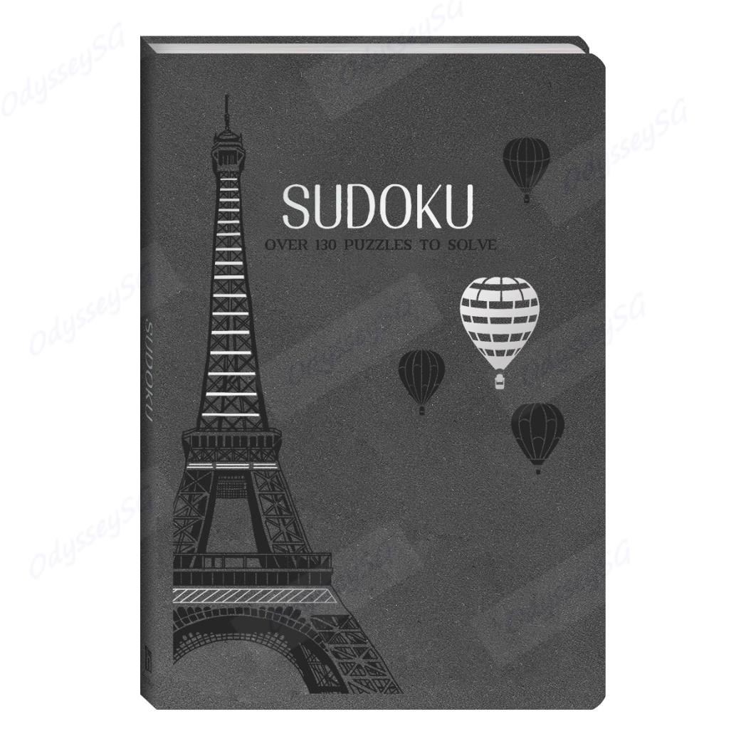 Hinkler Faux Leather Sudoku Puzzle Book - Over 130 Puzzles