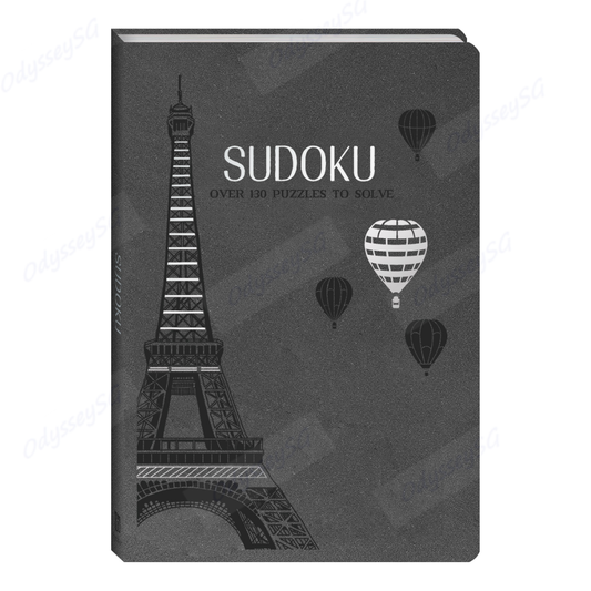 Hinkler Faux Leather Sudoku Puzzle Book - Over 130 Puzzles
