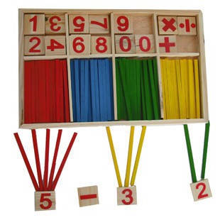 Rods Wooden Math Manipulative Aid
