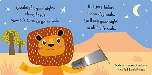 Goodnight Lion - Magic Torchlight Board book
