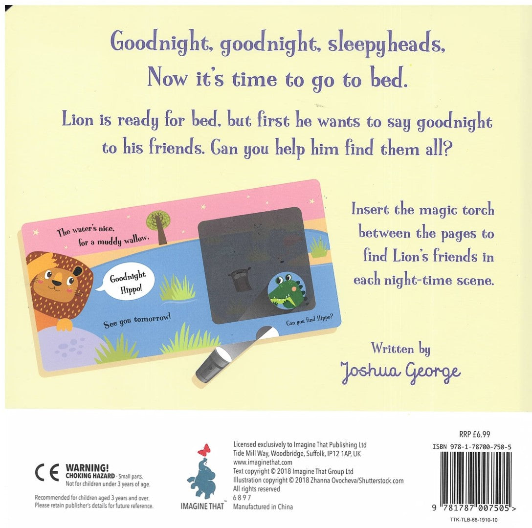 Goodnight Lion - Magic Torchlight Board book