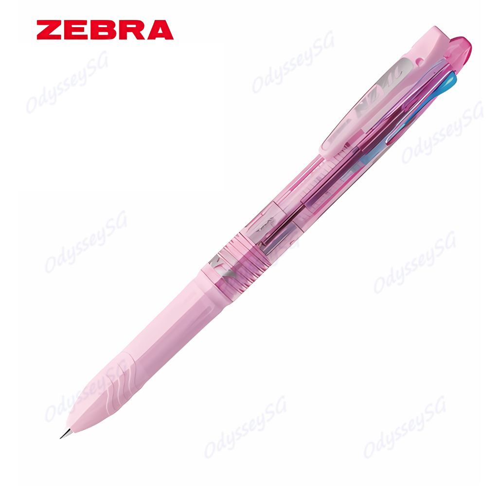 Zebra NZ4C Multi-Color Ballpoint Pen – 4 Ink Colors in One