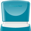 Custom Made Name / Signature Preinked Stamps - Japanese Brand - High Quality , Waterproof Ink