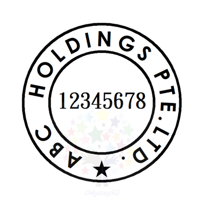 Artline Xstamper Quix - Company Logo Round Stamps