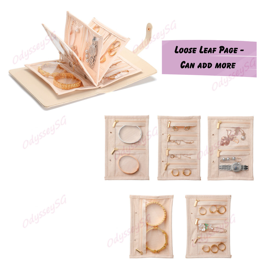 Luxury Jewelry Storage Organizer – Portable Travel Case | Anti-Oxidation Storage for Rings, Earrings, Bracelets