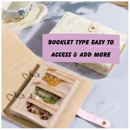 Luxury Jewelry Storage Organizer – Portable Travel Case | Anti-Oxidation Storage for Rings, Earrings, Bracelets