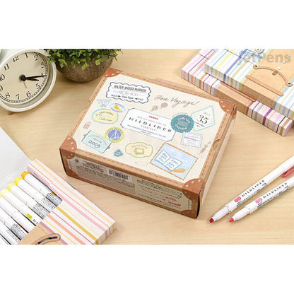 Zebra Mildliner Highlighter 35 Colors Gift Box - Fluorescent Marker - LIMITED EDITION - WKT7-35C