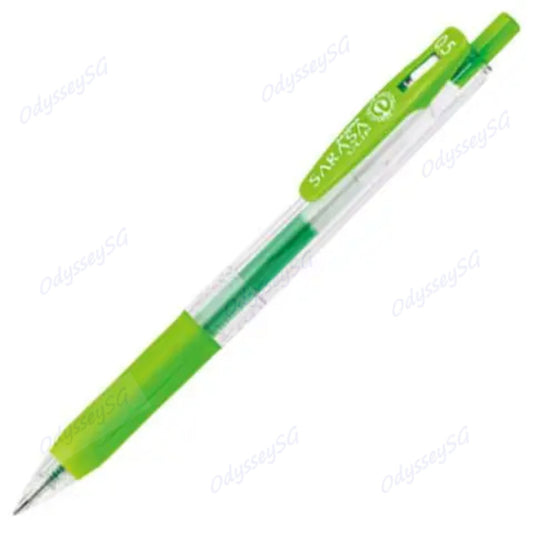 Zebra Sarasa Clip Neon Series - Roller ball pens - Neon Colors - Green / Pink / Orange /Purple pen - 0.5mm