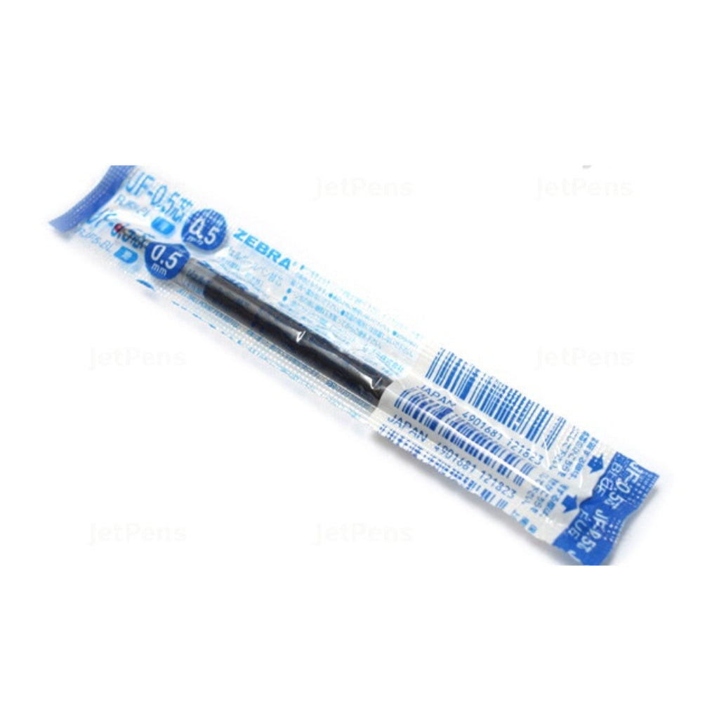 Zebra Sarasa Clip pen Refill -  0.5mm  - Box of 10 pcs refill -  Blue / Black ink