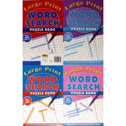 Large Print Word search - Set of 4 Books  -BEST SELLER