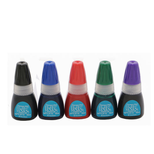 Artline Shachihata Xstamper Quix Stamps Ink Refill - Black Blue Red 10ml/20ml