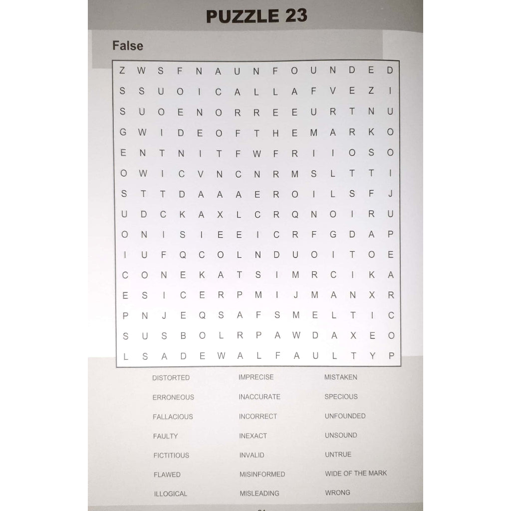 Large Print Word search - Set of 4 Books  -BEST SELLER