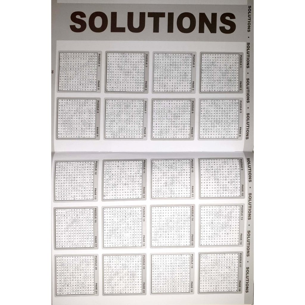 Large Print Word search - Set of 4 Books  -BEST SELLER