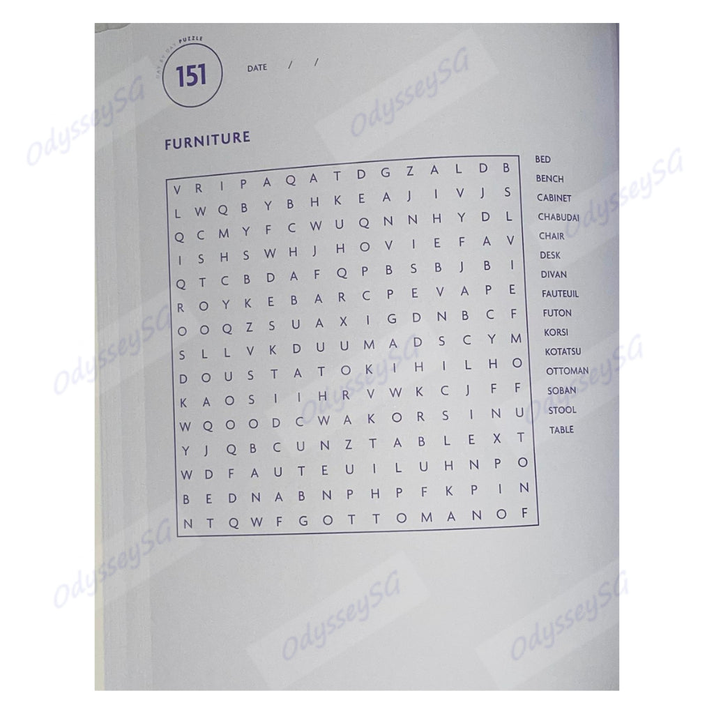 365  Wordsearch puzzle activity book