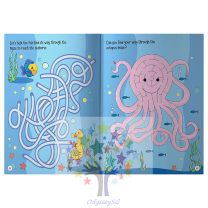 101 Maze Activity Book - Children Activity book - Age 4 and above