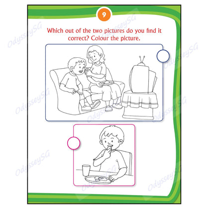 Good Habits Children Activity book - Full Color