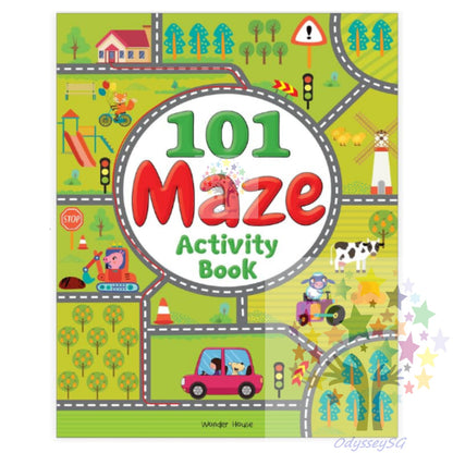101 Maze Activity Book - Children Activity book - Age 4 and above