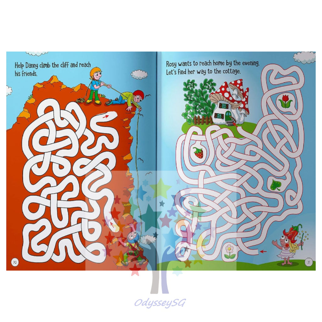 101 Maze Activity Book - Children Activity book - Age 4 and above