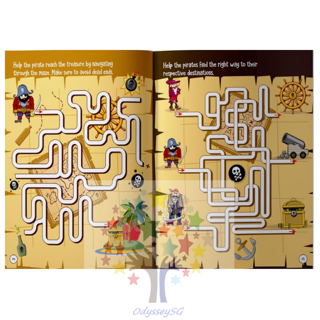 101 Maze Activity Book - Children Activity book - Age 4 and above