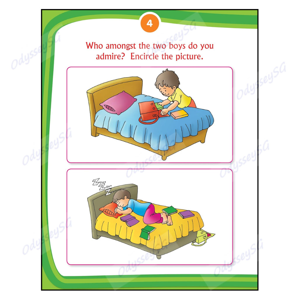 Good Habits Children Activity book - Full Color