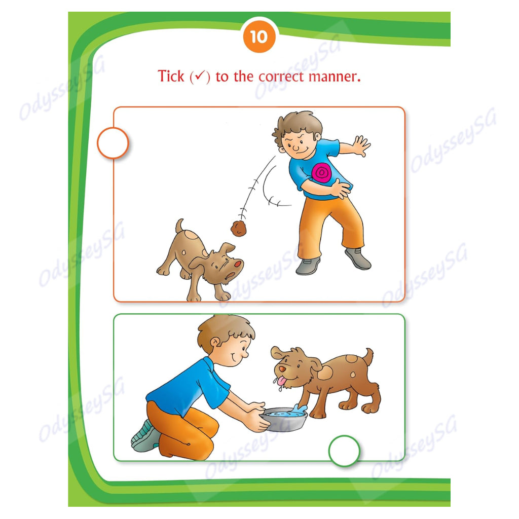 Good Habits Children Activity book - Full Color