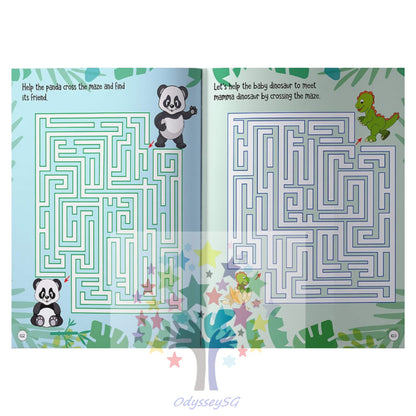 101 Maze Activity Book - Children Activity book - Age 4 and above
