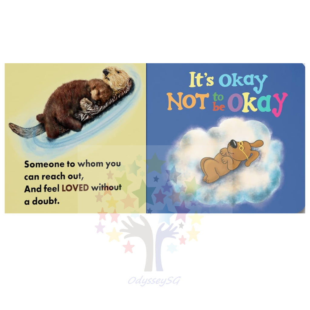 It’s Okay Not to be Okay - Children Picture Board Book  Positive thinking / Emotional wellbeing