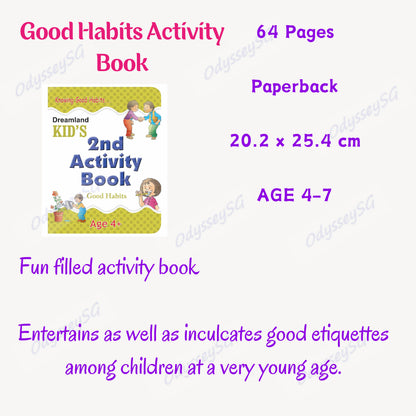 Good Habits Children Activity book - Full Color