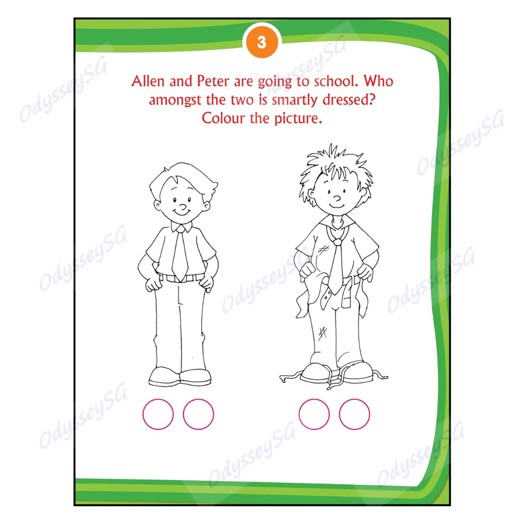 Good Habits Children Activity book - Full Color