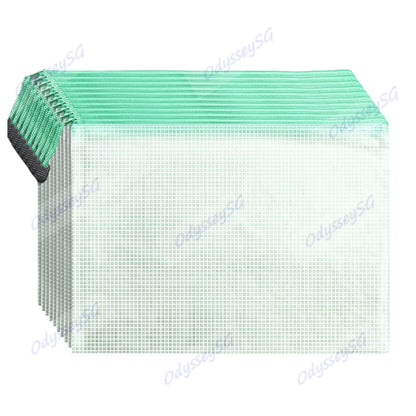 Waterproof Mesh Zip Bag Organizer Pouch | A4 | A5 Size Student Document File Folder / Travel Pouch