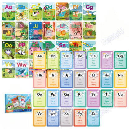 Educational Alphabet Water Painting Cards: Reusable and Fun - Toddler early learning activity