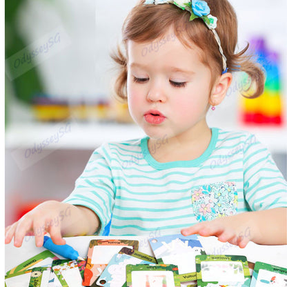 Educational Alphabet Water Painting Cards: Reusable and Fun - Toddler early learning activity