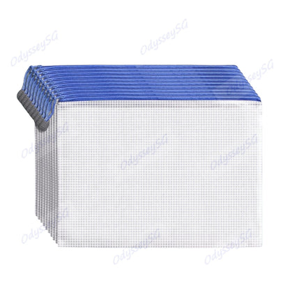 Waterproof Mesh Zip Bag Organizer Pouch | A4 | A5 Size Student Document File Folder / Travel Pouch