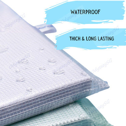 Waterproof Mesh Zip Bag Organizer Pouch | A4 | A5 Size Student Document File Folder / Travel Pouch