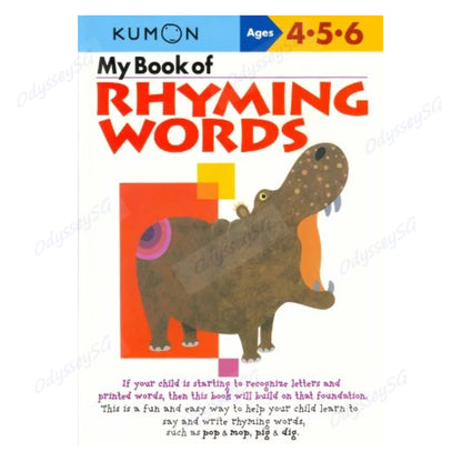 Kumon - My Book of Rhyming Words -Age 4-6
